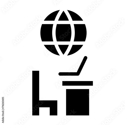 Virtual Office Icon Style