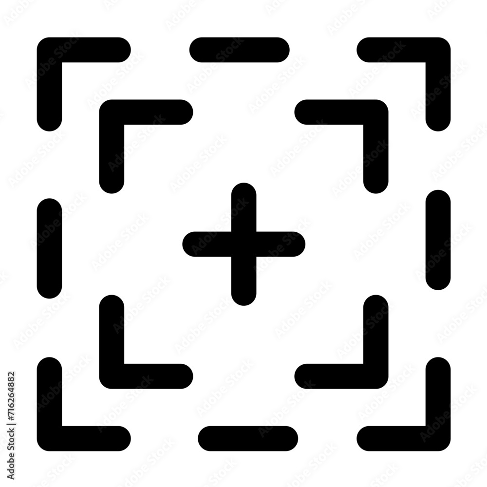 Obraz premium Selection Focus Icon Style