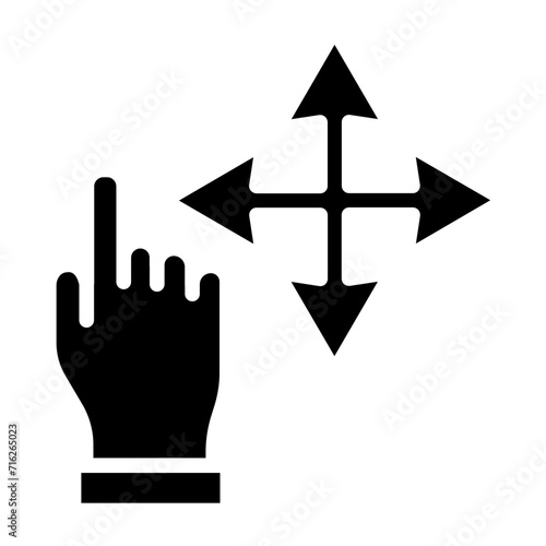 Click and Drag Icon Style
