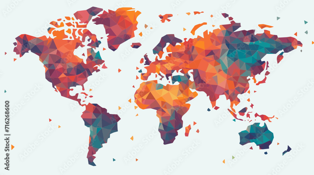 Fototapeta premium World wide business concept image. Vector illustration.