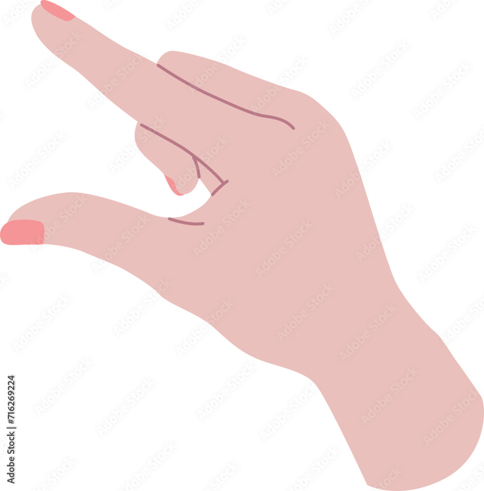 Pinched Hand Gesture Pinched Hand Gesture