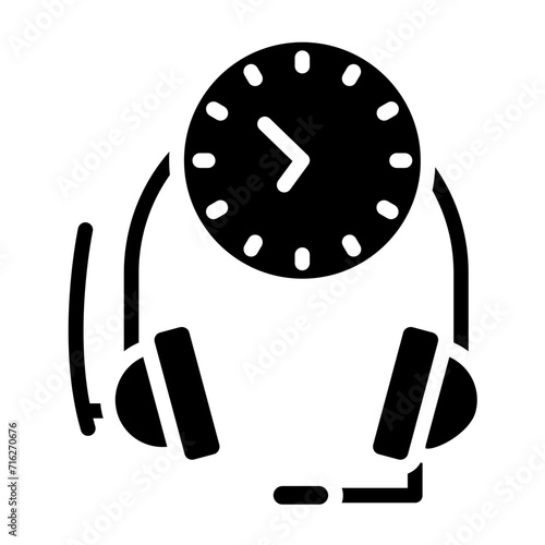 Talk time Icon Style