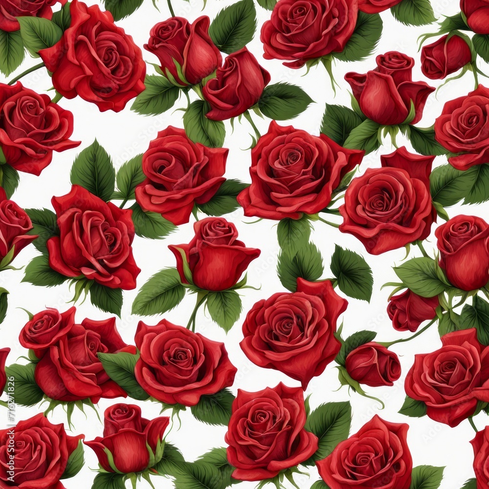 A beautiful bunch of red roses on a white background A beautiful bunch of red roses on a white background