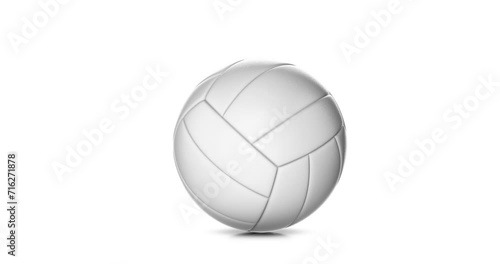 Rotating volleyball ball