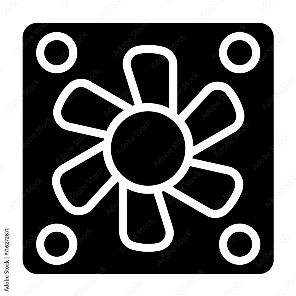 Case Fan Icon Style Case Fan Icon Style