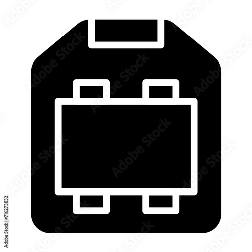 USB Type-B Icon Style