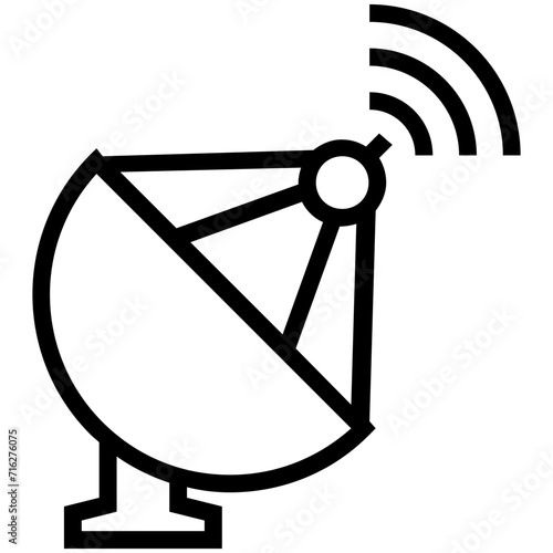 Satellite Dish Vector Icon