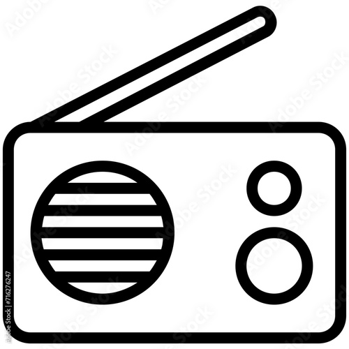 Radio Vector Icon