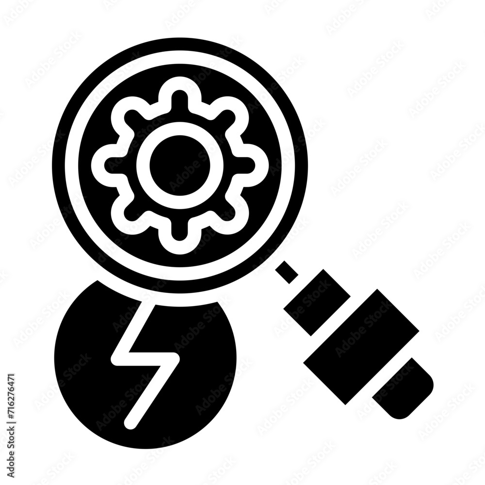 Cybersecurity Incident Management Icon Style Cybersecurity Incident Management Icon Style