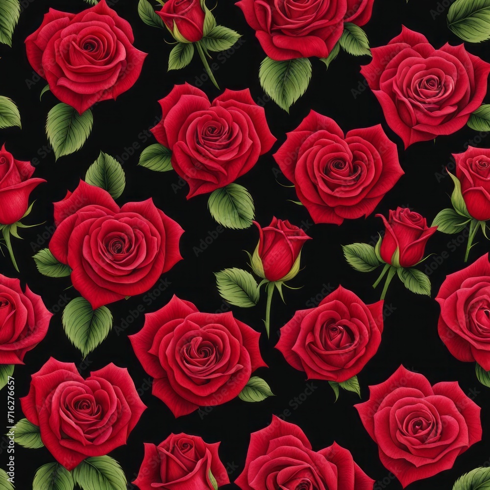 An arrangement of roses in the shape of a heart An arrangement of roses in the shape of a heart