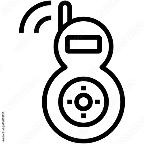 Walkie Talkie Vector Icon