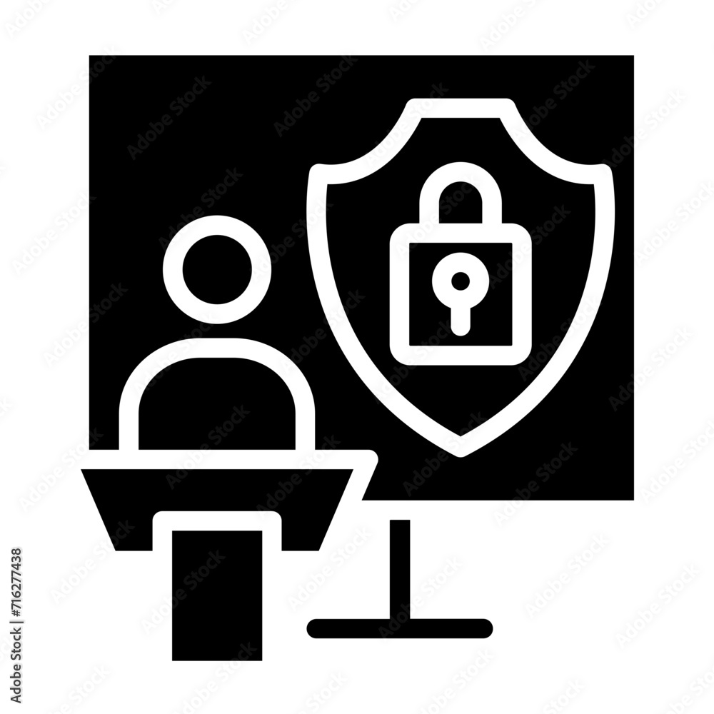 Security Awareness Training Icon Style Security Awareness Training Icon Style