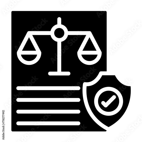 Security Regulation Icon Style