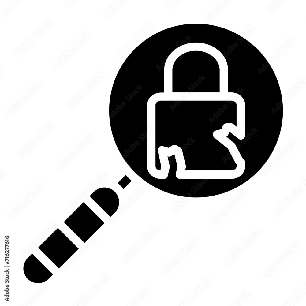 Breach Detection Icon Style Breach Detection Icon Style