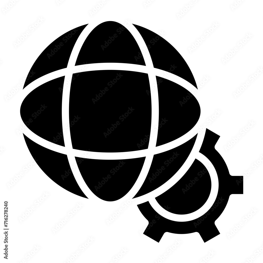 Cyber Technology Icon Style Cyber Technology Icon Style