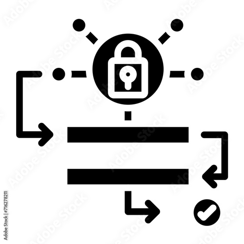 Cyber Procedures Icon Style