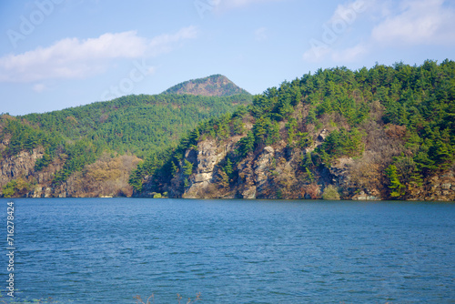 Rocky Cliffs of Nakdong River