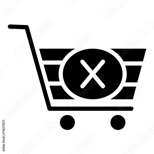 Cart Canceled Icon Style