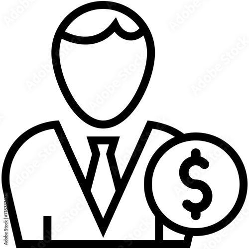 Accountant Vector Icon