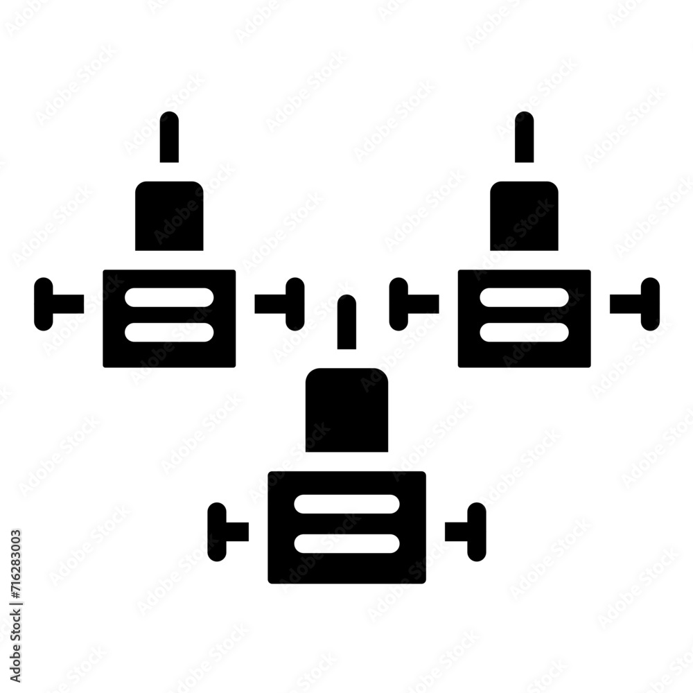 Robotics Team Icon Style Robotics Team Icon Style