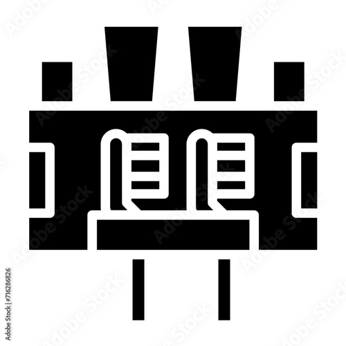 Toothbrush organizer Icon Style