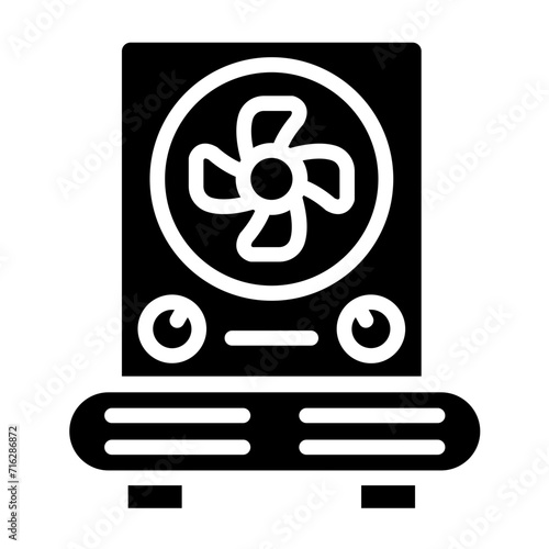 Evaporative fan Icon Style