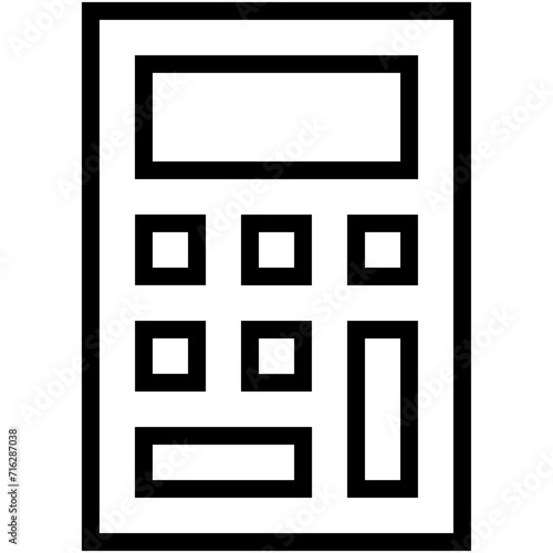 Calculator Vector Icon