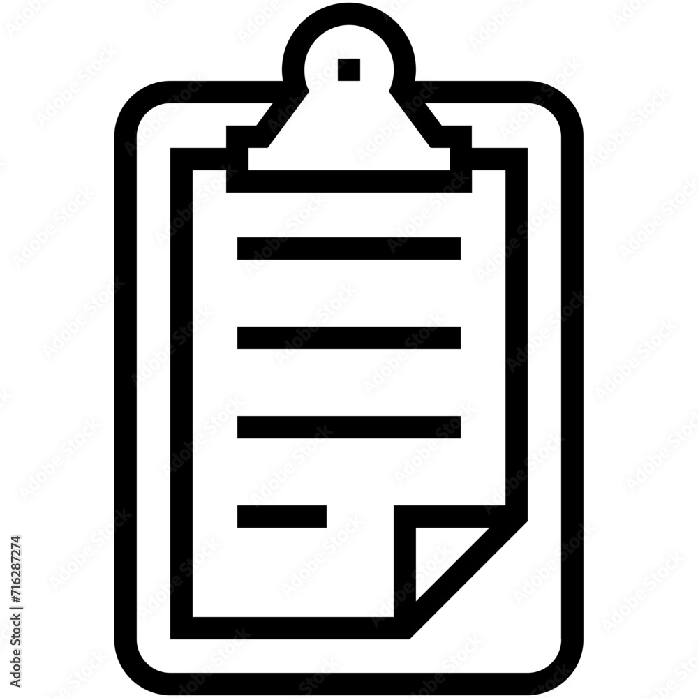 Clipboard Vector Icon Clipboard Vector Icon