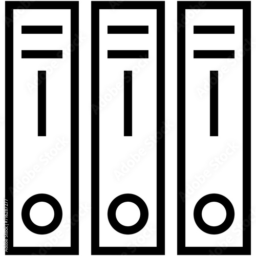 File Folders Vector Icon
