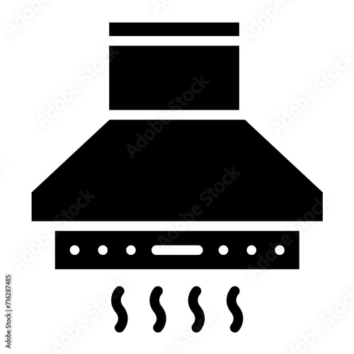 Ductless Range Hood Icon Style