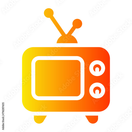 tv Gradient icon