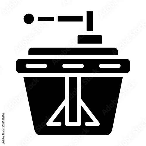 Electric Nectarine Slicer Icon Style