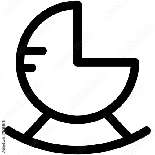 Stroller Vector Icon 