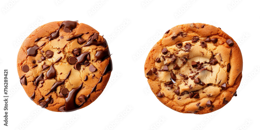 Set of cookies isolated on a transparent background Set of cookies isolated on a transparent background