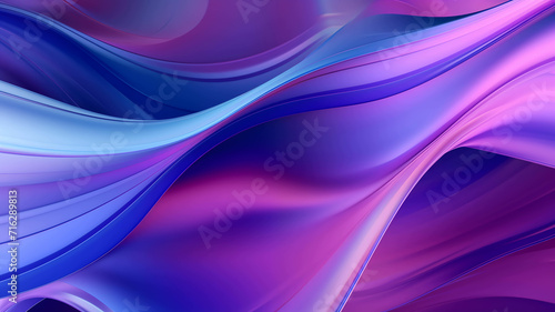abstract blue background 3d Neon purple elegant smooth wave lines digital abstract wavy background