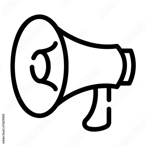 megaphone Line Icon