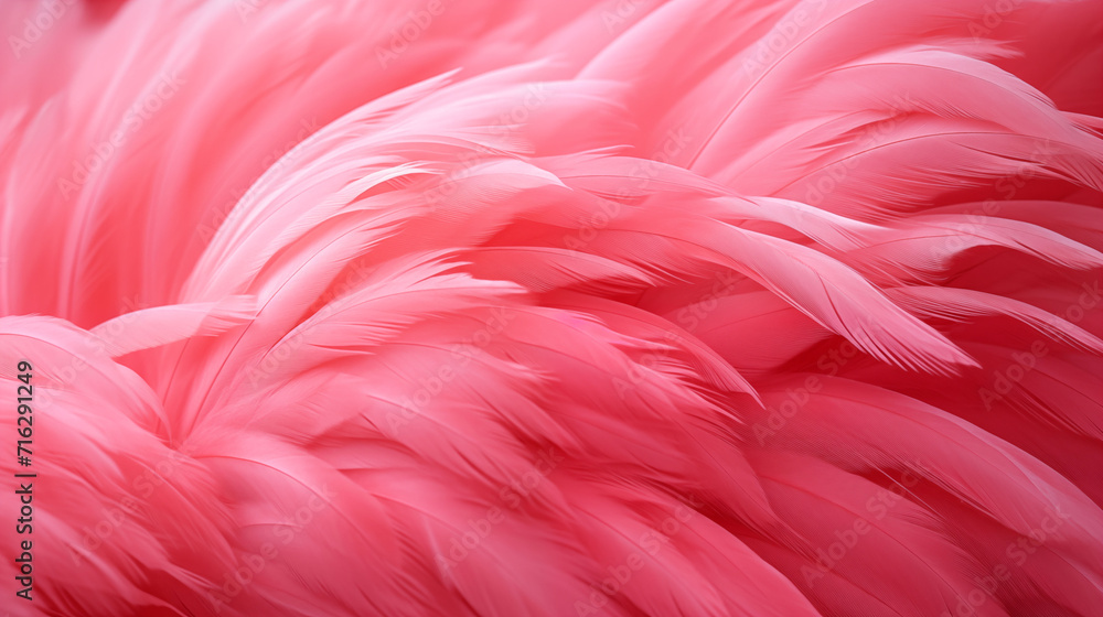 Close up of pink flamingo feathers background Close up of pink flamingo feathers background