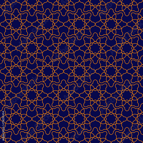 Luxury Geometric Ornamental Pattern Texture Background Vector