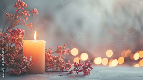 Greeting Card and Banner Design for Candlemas Day photo