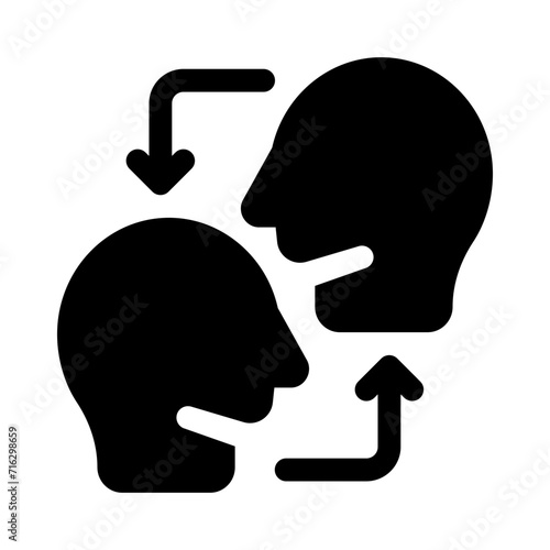 empathy glyph icon