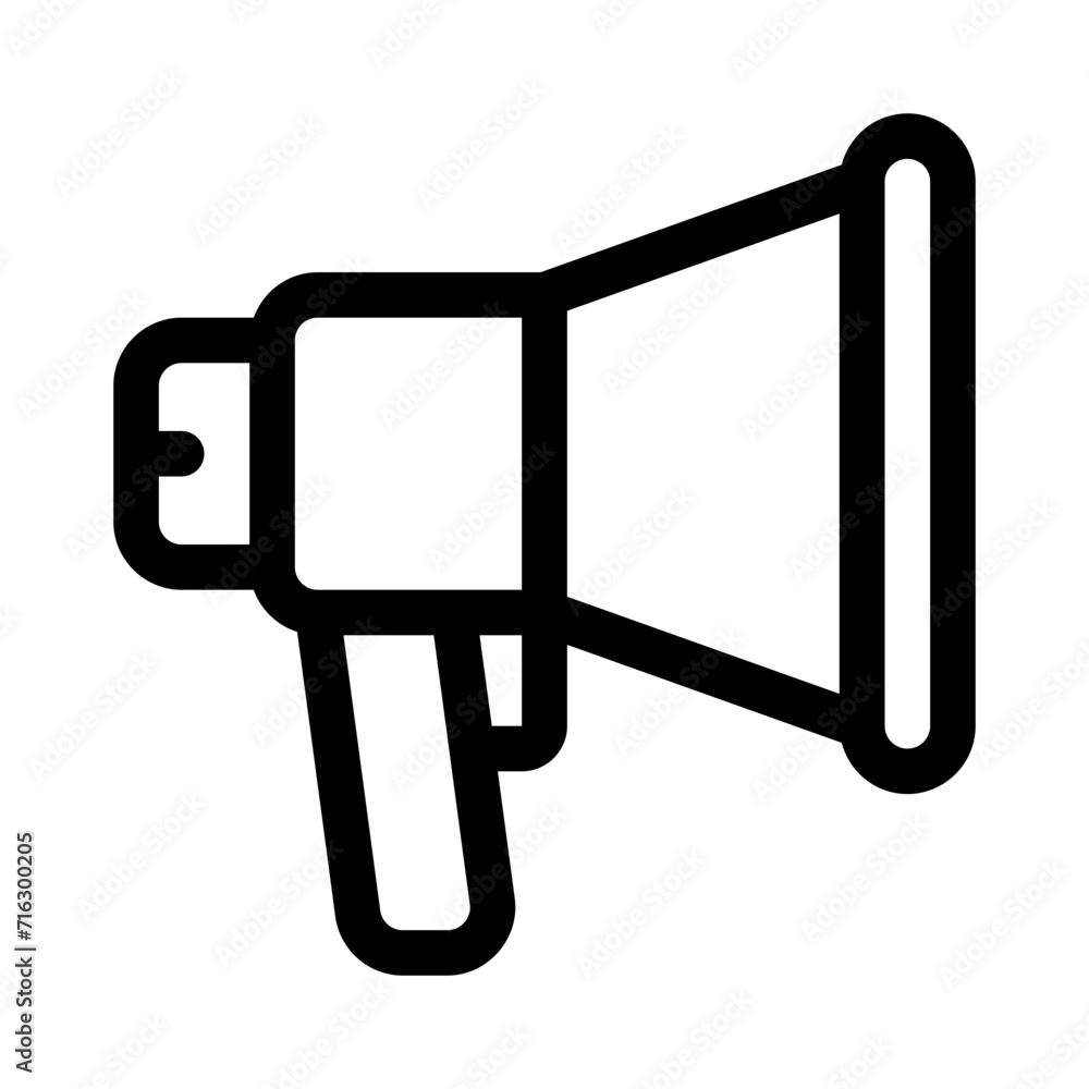 megaphone line icon megaphone line icon