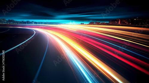 Neon speed abstract background  digital abstract background