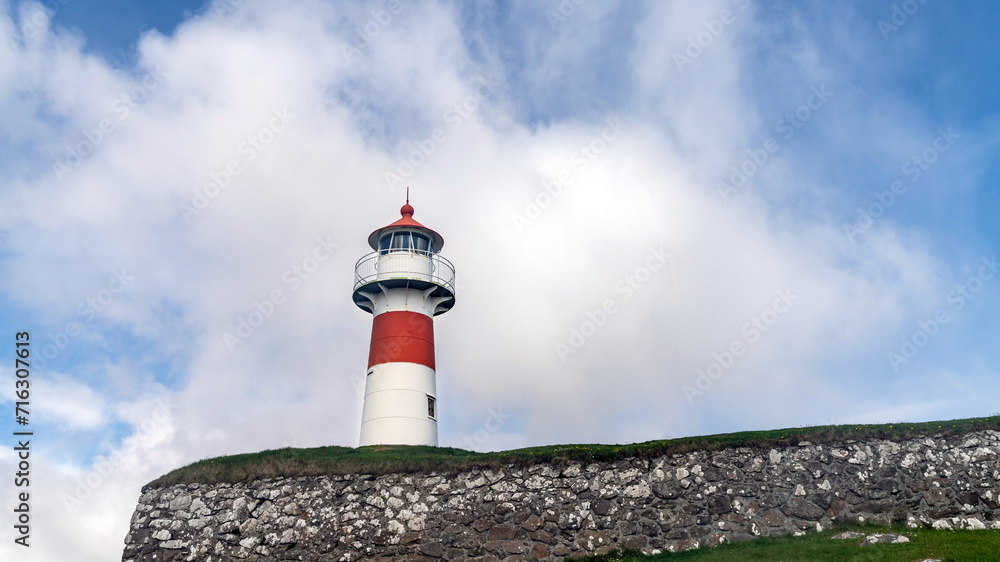 The Torshavn Lighthouse is a familiar sight for those approaching the Faroe Islands by sea