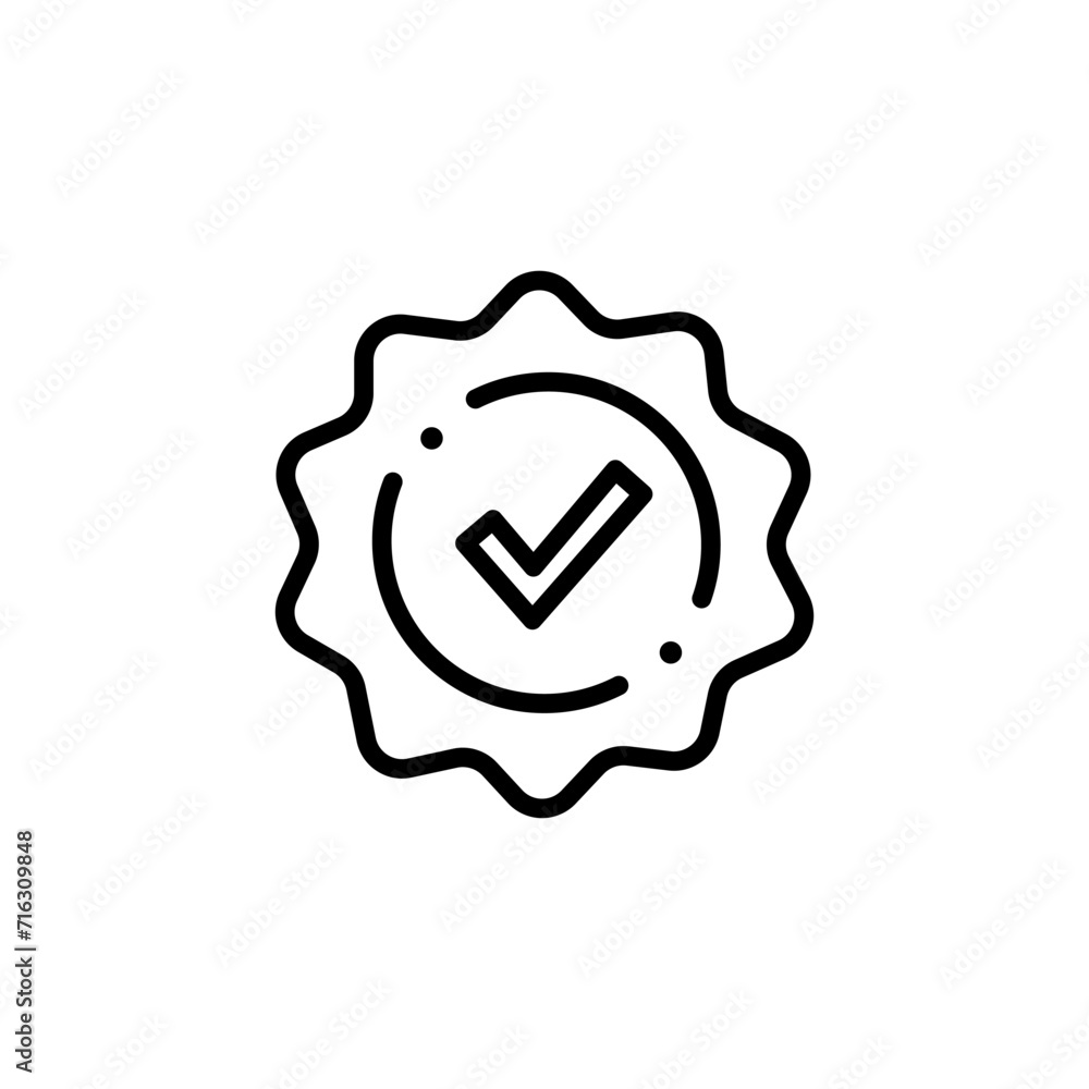 Check mark icon. Profile verification check marks icon. Approved symbol. Verified account badge. Check mark icon. Profile verification check marks icon. Approved symbol. Verified account badge.