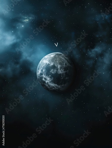 earth hour poster design  realistis   HD  copy Space - generative ai