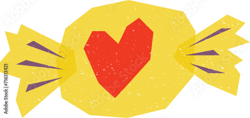 Candy Risograph Abstract Element