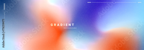 Trendy gradient with noisy textured background