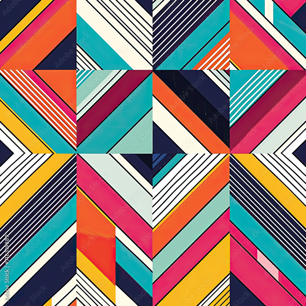 Trendy Geometric Work with Crisp Lines: Chevron Trendy Geometric Work with Crisp Lines: Chevron