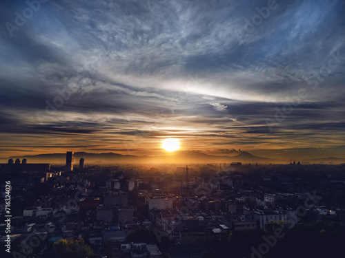 amanecer en la ciudad de mexico 