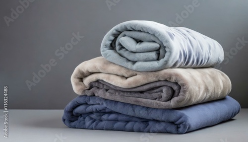Pile of blankets